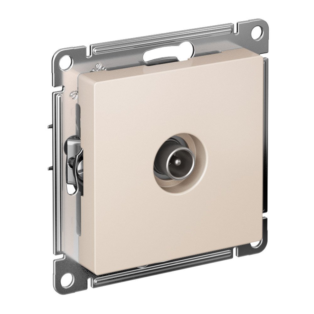 Розетка TV антенна коннектор (бежевый) ATLASDESIGN SE