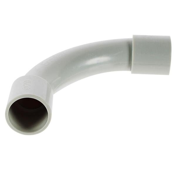 Угол соединительный OL70121 90° для труб 16мм неразборный плавный Ecoplast