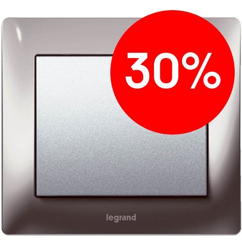 771941 Рамка 1 пост BLACK NICKEL Galea Life Legrand УЦЕНКА