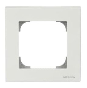 NIE 8571 BL Рамка 1 пост серия SKY (альпийский белый) АВВ