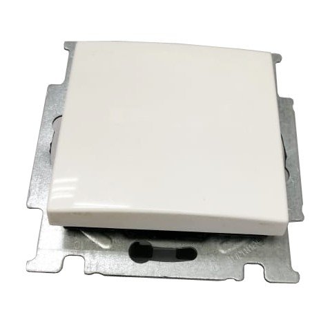 Выключатель 1кл 2006/1 UC-94 (альпийский белый) Basic 55 ABB (1012-0-2139) УЦЕНКА