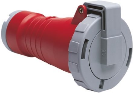 Розетка 432С6W 32А 3P+N+E IP67 6ч кабельная ABB