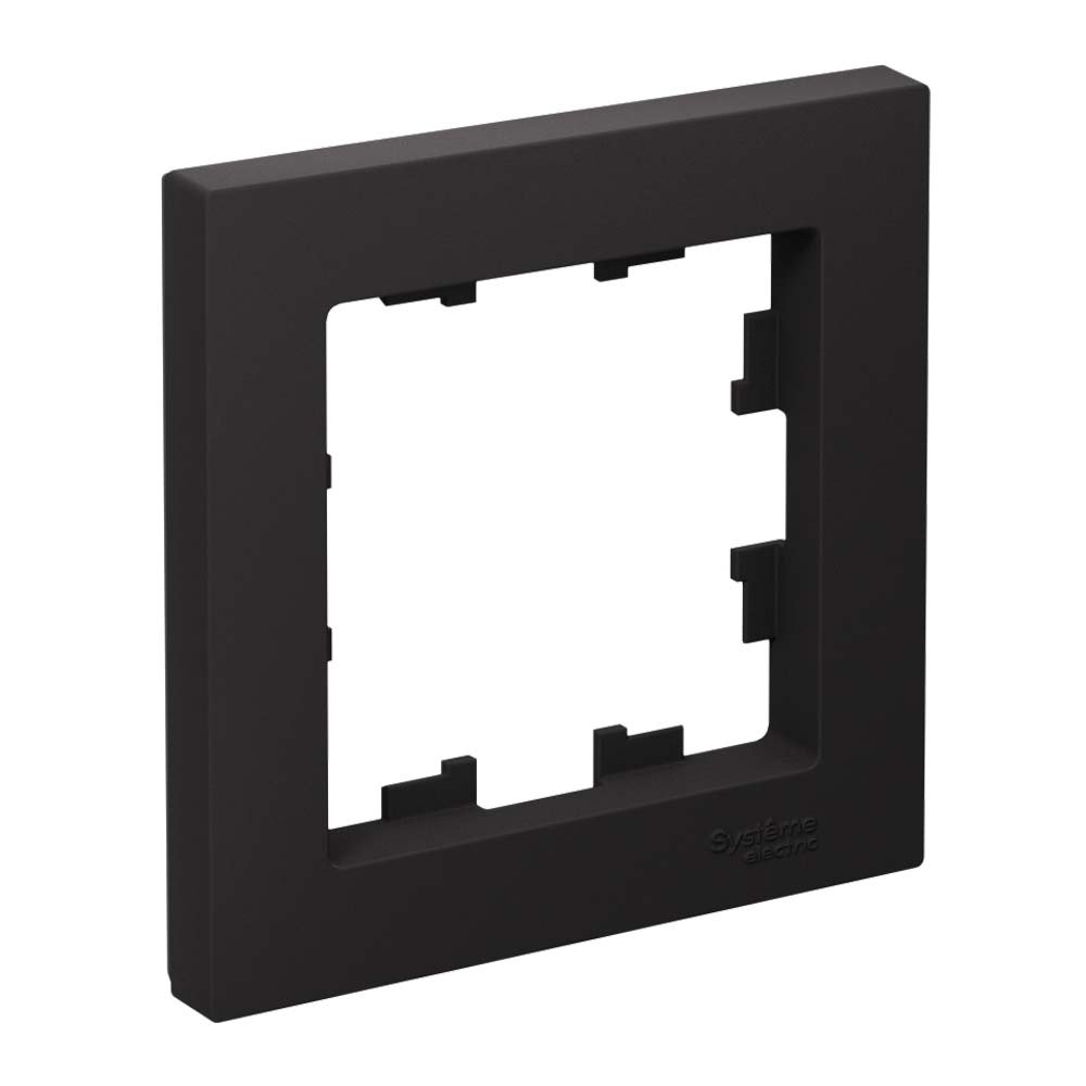 Рамка 1 пост (карбон) ATLASDESIGN SE