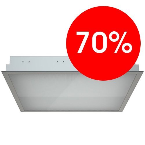 Светильник люминесцентный встраиваемый OPM/R HF 4х18Вт 595х595мм IP20 Световые Технологии белый УЦЕНКА