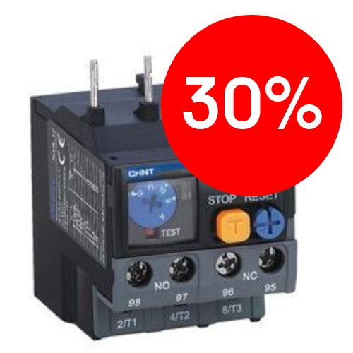 Реле перегрузки тепловое NXR-12 0.4-0.63А (R) CHINT (837095)