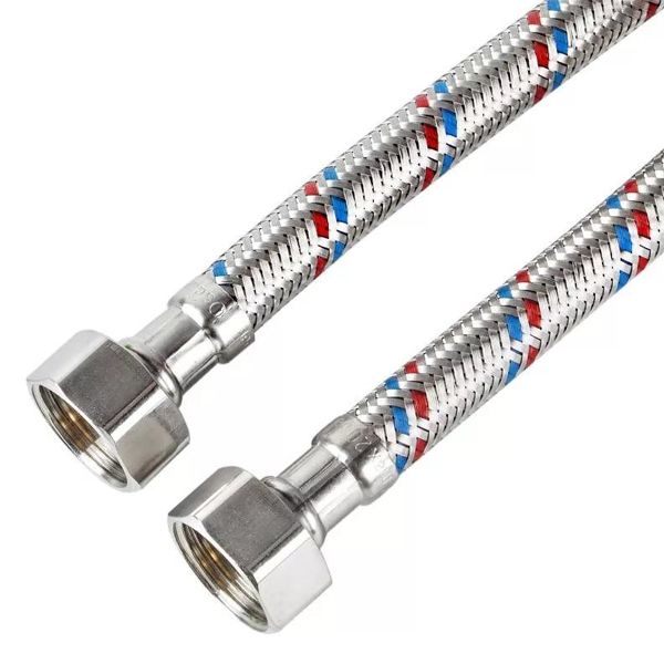 Подводка для воды 1/2"   30 см в/в (нерж. сталь) TР-сантехника