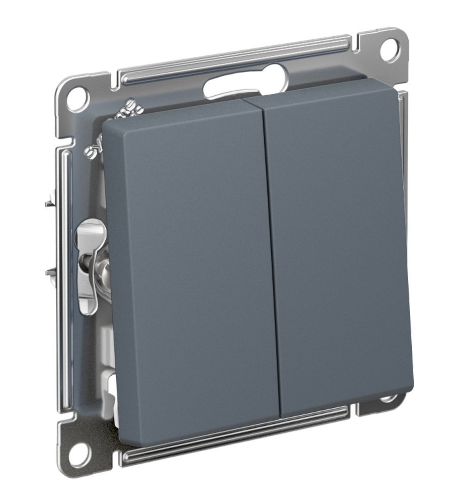 Выключатель 2кл сх.5.10АХ (грифель) ATLASDESIGN SE