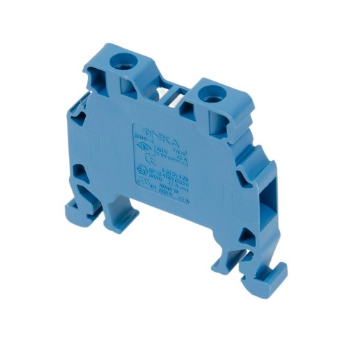 Клеммник на DIN-рейку 6мм2 MRK 6 (синий) (1035) ONKA