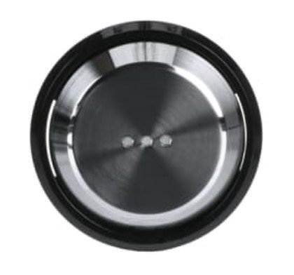 NIE 8601.3CN Клав.д/1-клав.выкл./перекл./кнопок с линз.подсветки SKY Moon(кольцо черн.стекло) (АВВ)