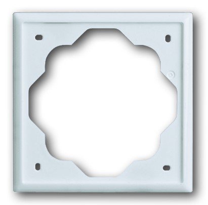 Рамка 1 пост 1721-74-507 (альпийский белый) Impuls ABB