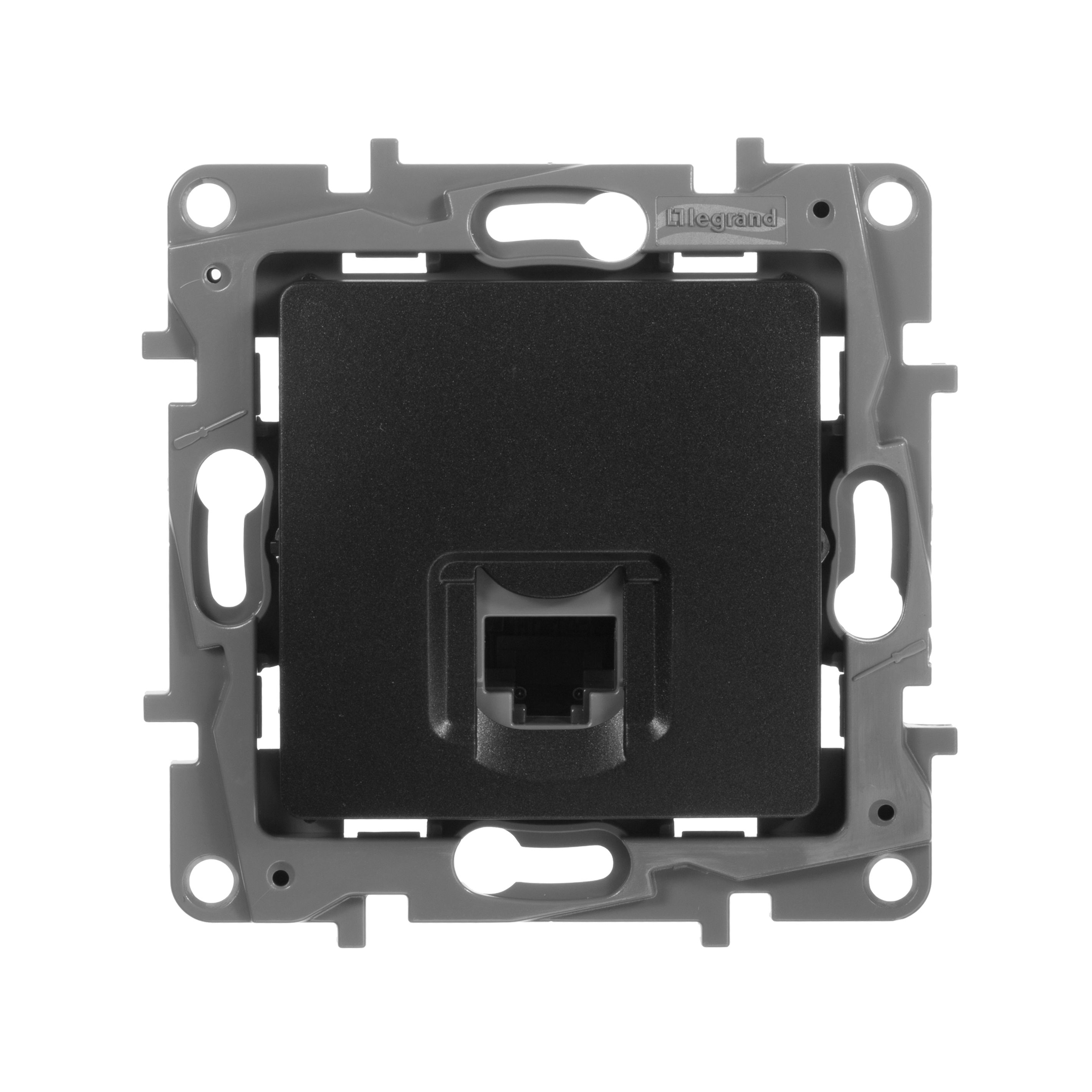 Розетка PC RJ45 категория 5e UTP (антрацит) Etika Legrand (672641)