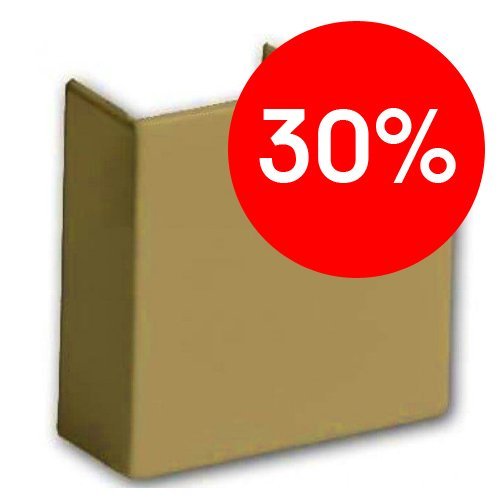 Поворот 90° для кабель-канала 40х40мм (коричневый) Ruvinil