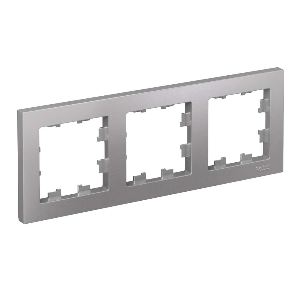 Рамка 3 поста универсальная (алюминий) ATLASDESIGN SE