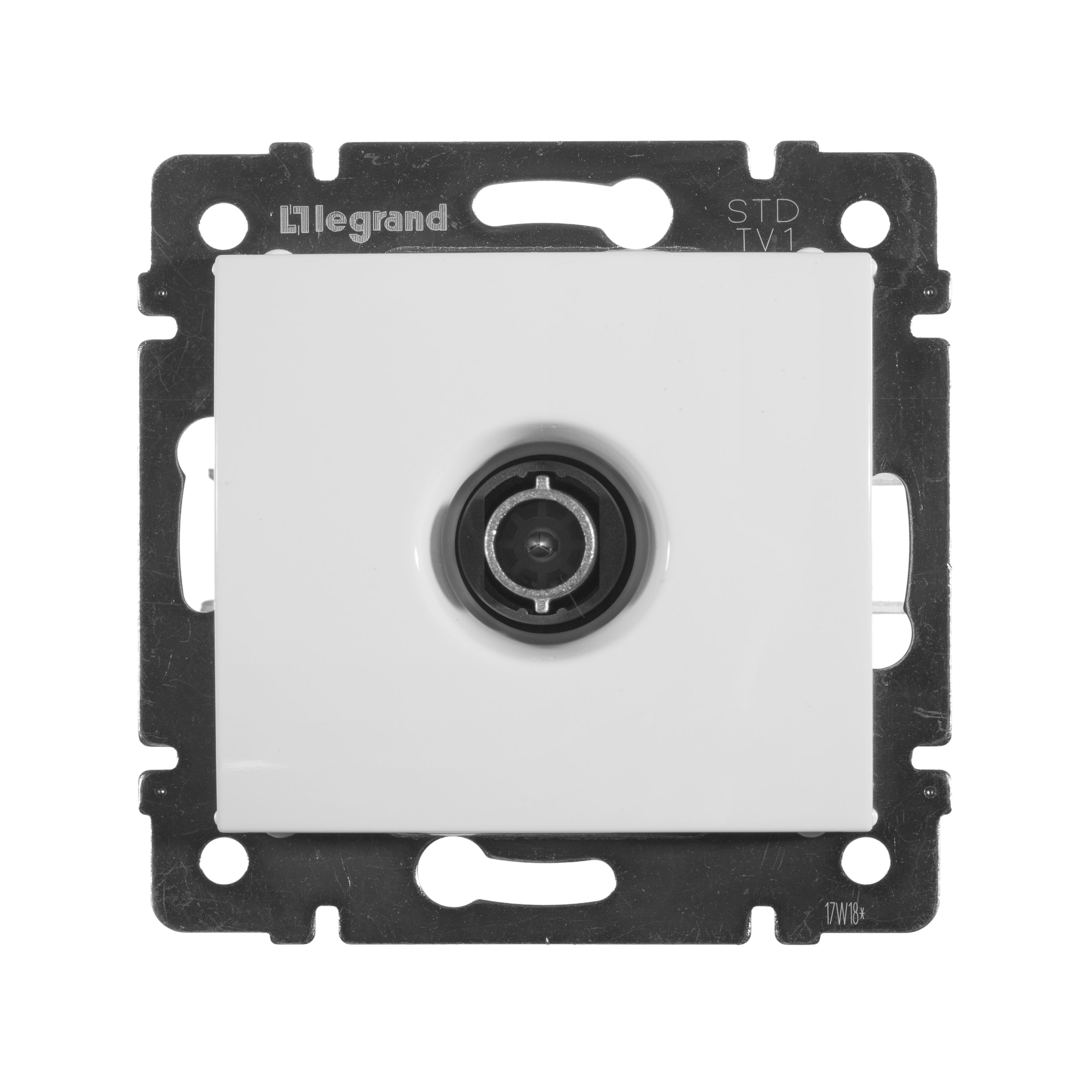 Розетка TV-1 звезда 1.5дБ 2400МГц (белая) Valena Classic Legrand (774429)