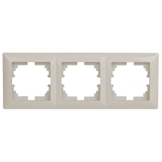 Рамка 3 поста (слоновая кость) Intro Solo ЭРА (4-503-02)