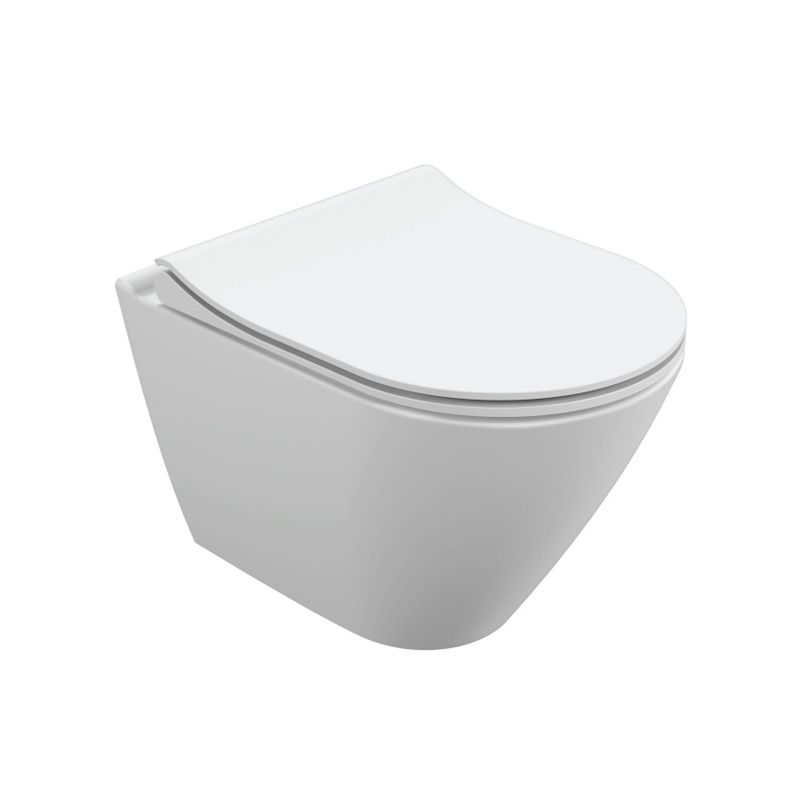 Подвесной унитаз Cersanit CITY OVAL Clean On DPL EO slim