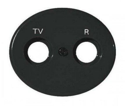 NIE 5550 AN Накладка TV/R розетки (антрацит) Tacto АВВ