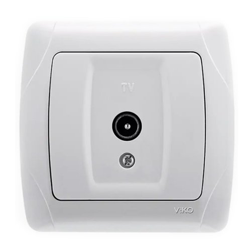 Розетка СУ TV (белая) Carmen VI-KO