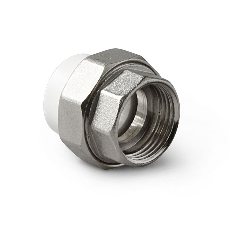 Муфта PP-R комбинированная разъемная (американка) ВР 40-1.1/4" (белый) PROAQUA