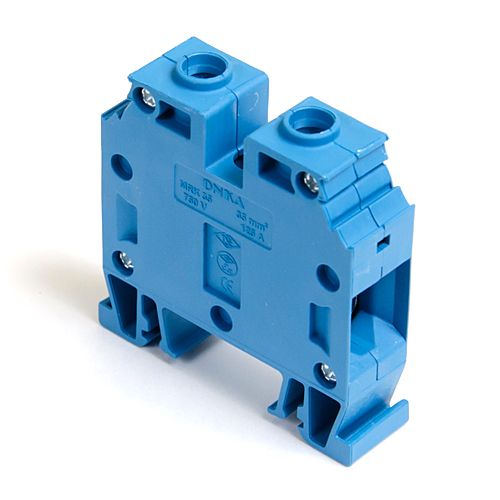 Клеммник на DIN-рейку 35мм2 MRK 35 (низкий) (синий) (1145) ONKA