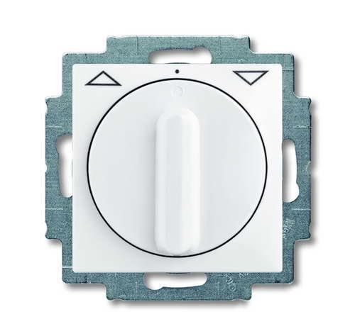 Выключатель жалюзи без фиксации 2723 UCDR-94 (альпийский белый) Basic 55 ABB