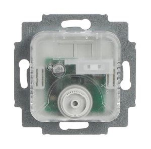 Механизм комнатного терморегулятора НЗ контакт контрольная лампа перекл. в ночной режим 1А/24В 1096 U Busch-Jaeger ABB