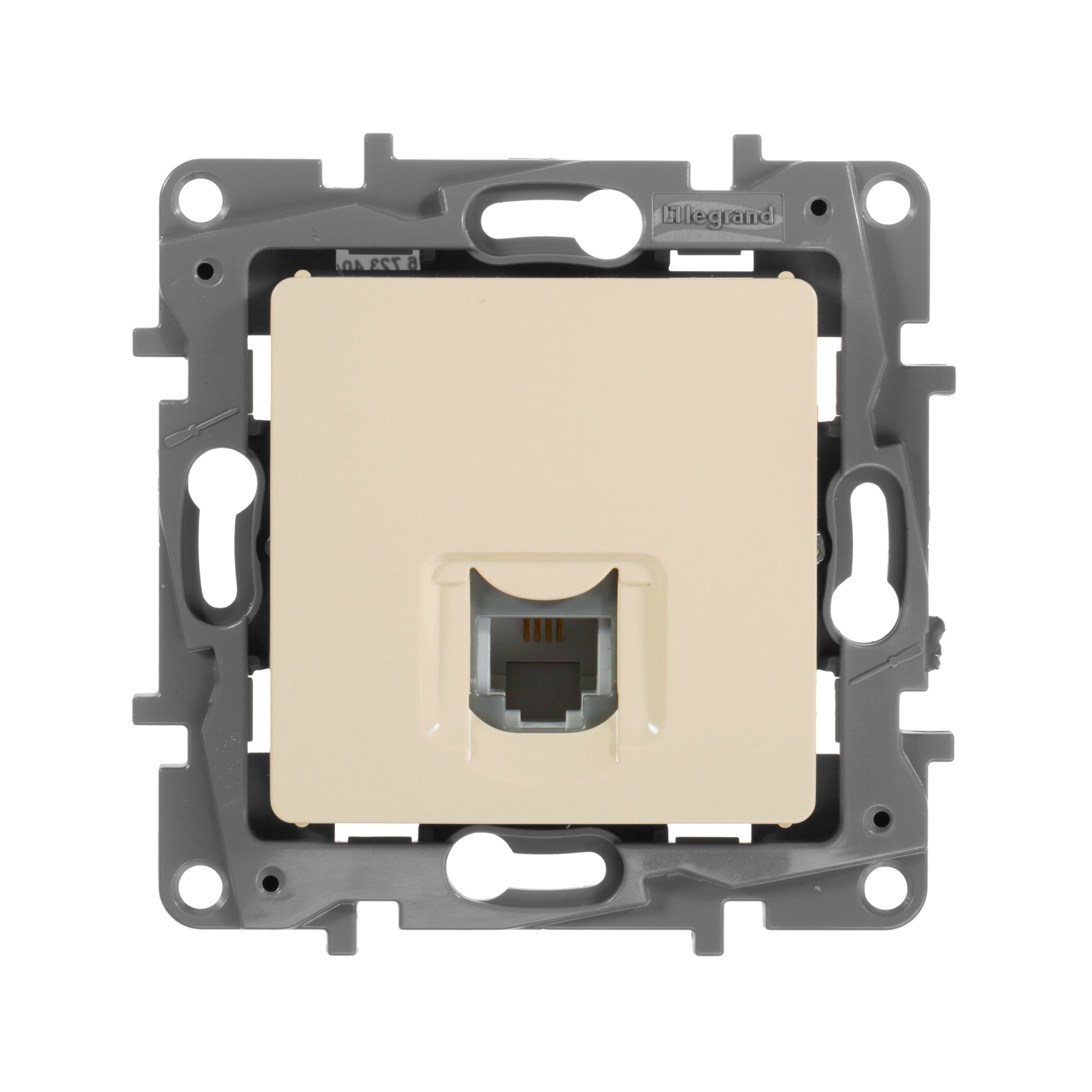 Розетка ТF RJ11 4 контакта (слоновая кость) Etika Legrand (672340)