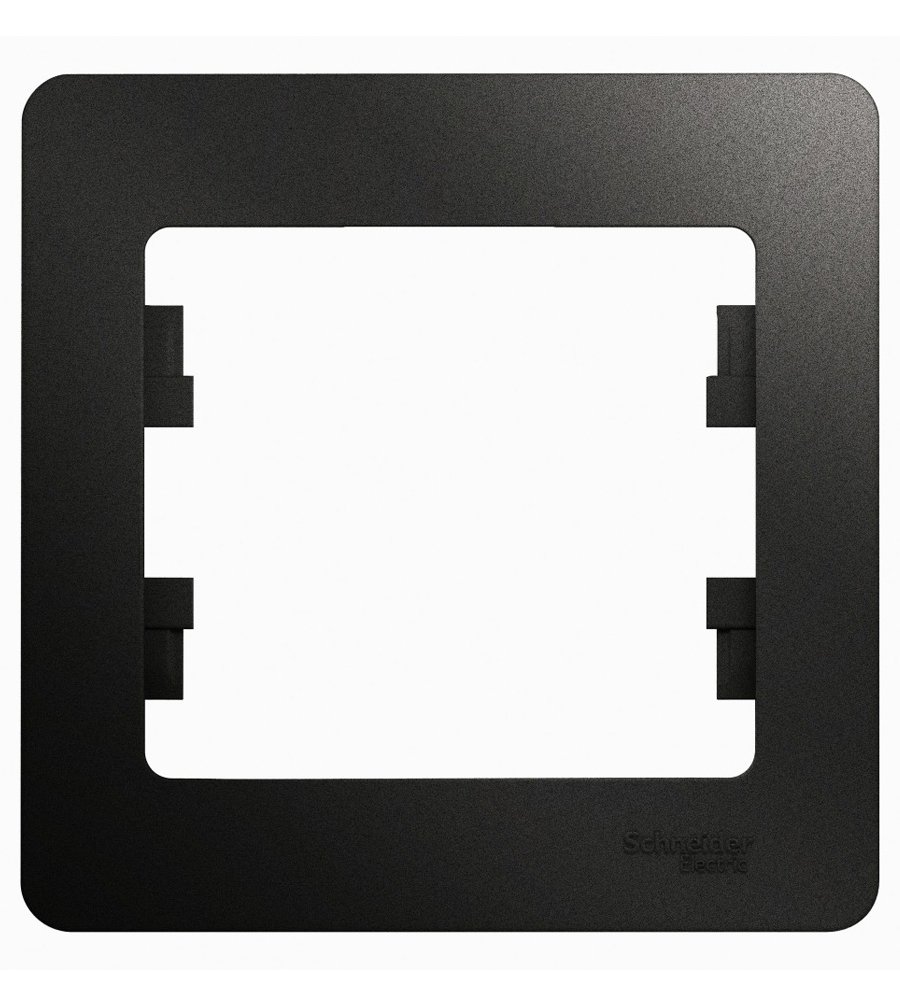 SE Рамка 1 постовая (антрацит) (GLOSSA)