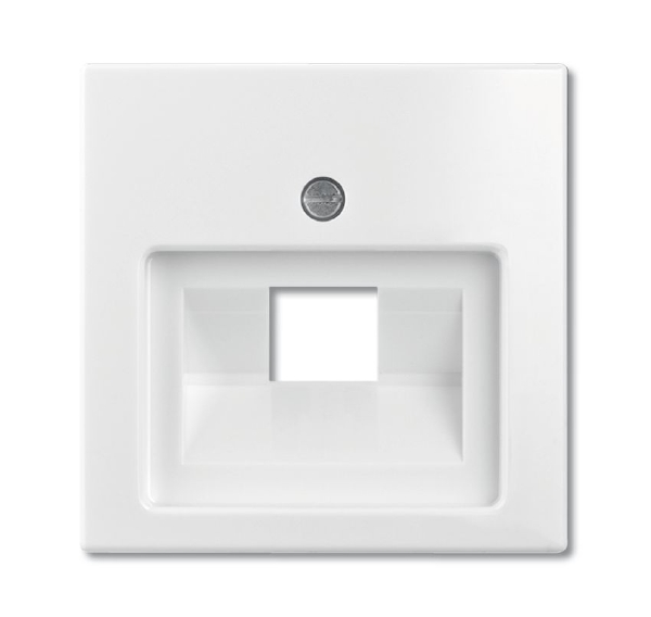 Накладка TF/РС розетки (альпийский белый) Basic 55 (1803-94) ABB