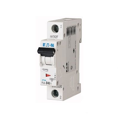 Автоматический выключатель 1п C40 6.0kA PL6 EATON (286537)