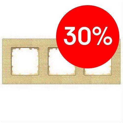 Рамка 3 поста (клен) DELTA MIRO Siemens (5TG11033) УЦЕНКА