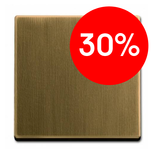 Клавиша для механизма 1кл выключателя/переключателя/кнопки 1786-840-500 (латунь античная) Династия ABB УЦЕНКА