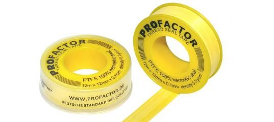 Лента ФУМ для газа 12мм*0.1мм*12м PF FE 533 PROFACTOR