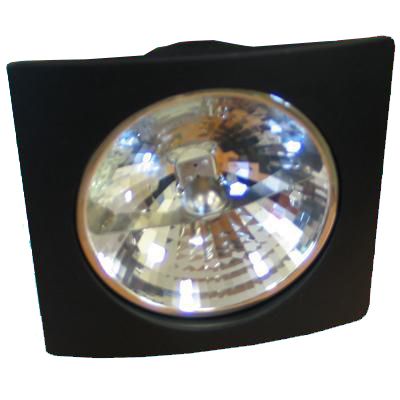 Светильник точечный PHOENIX 111 4 02 75Вт G53 КОМТЕХ черный квадрат