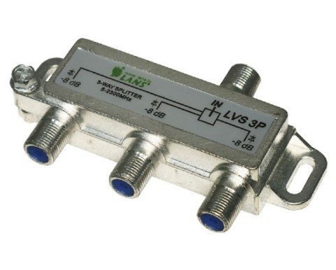 Делитель TV LVS 3P/SAT с проходом питания (5-2300 Мгц) LANS