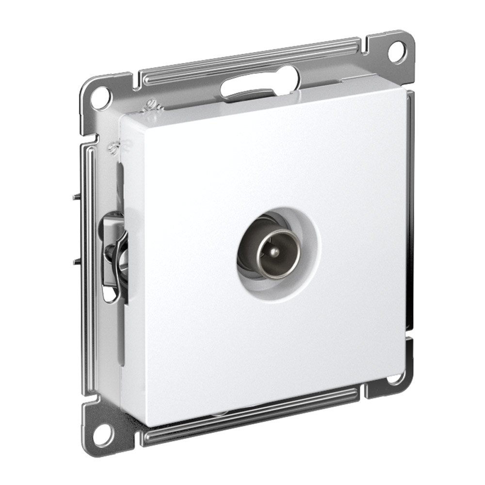 Розетка TV оконечная 1дБ (белый) ATLASDESIGN SE