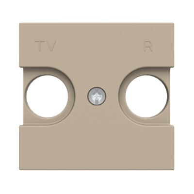 Накладка TV-R 2-модульная N2250.8 CV (шампань) Zenit ABB