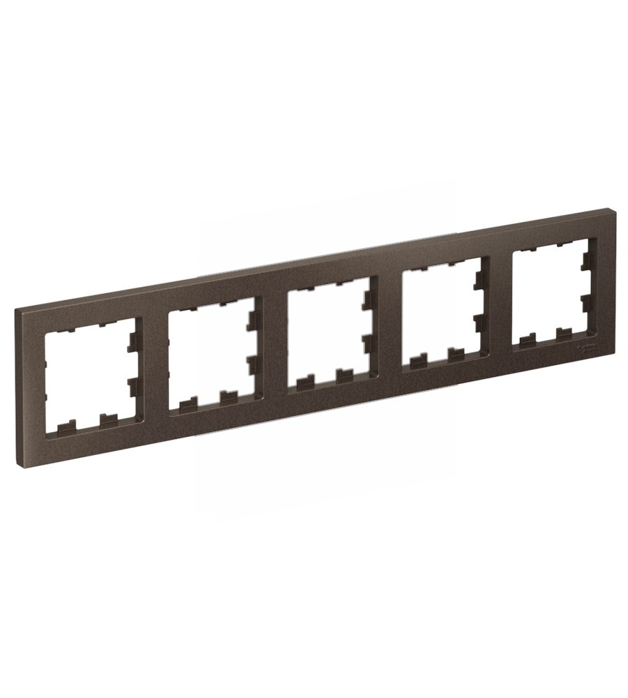 Рамка 5 постов (мокко) ATLASDESIGN SE