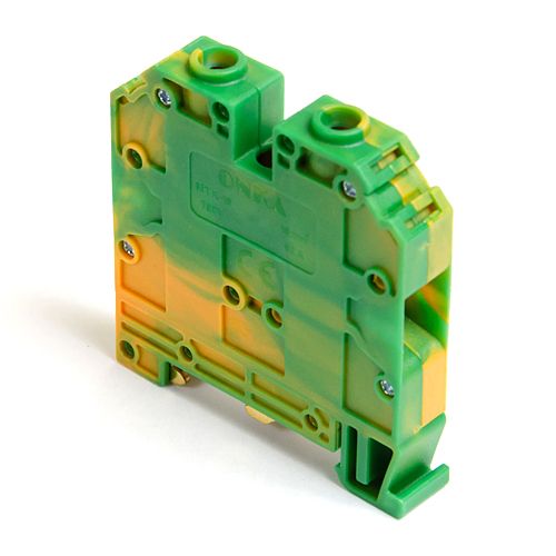 Клеммник на DIN-рейку 35мм2 MTK 35 (земля) (1296) ONKA