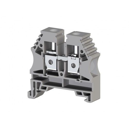 Клеммник на DIN рейку 10.0мм2 AVK10 RD(RP) (серый) Klemsan