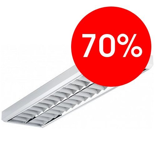 Светильник люминесцентный накладной ARS/S 2х18Вт 625х310х80мм ЭмПРА IP20 Световые Технологии УЦЕНКА