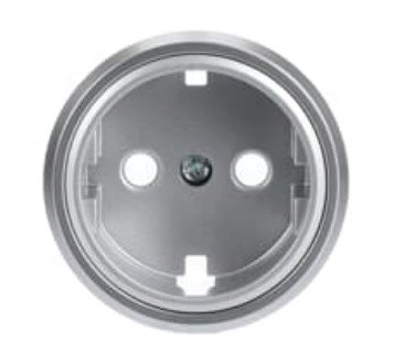 NIE 8688.9 CR Накладка для розетки SCHUKO плоская серия SKY Moon (кольцо хром) АВВ