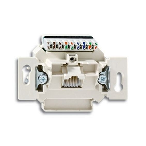 Механизм розетки компьютерной RJ45 категория 6е неэкранированная 0220-507 Busch-Jaeger ABB