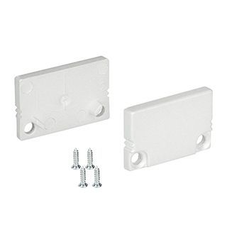 Заглушка для профиля SL-SLIM20-H13 глухая (комплект: 2 заглушки 4 шурупа) Arlight