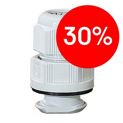 Сальник AFM 16 без контргайки и разгрузкой натяжения герметичная зона 5-10мм M16 IP65 Hensel