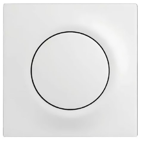 Клавиша для механизма 1кл выключателя/переключателя/кнопки (белый бархат) Impuls ABB