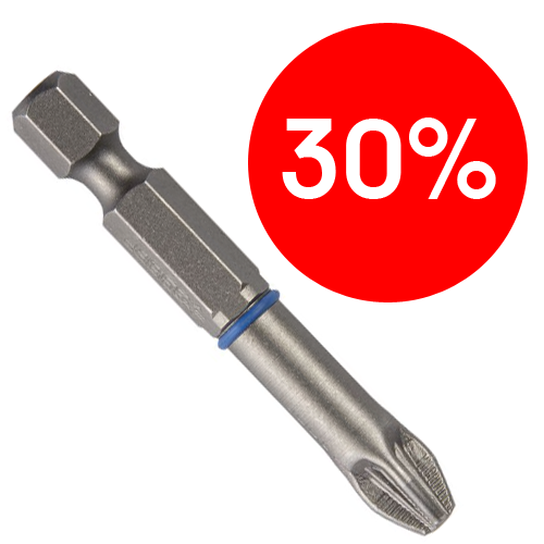 Бита крестовая PZ 2х 25мм тип хвостовика C 1/4" торсионные кованые обточенные хромомолибденовая сталь ЗУБР (10) шт. ***