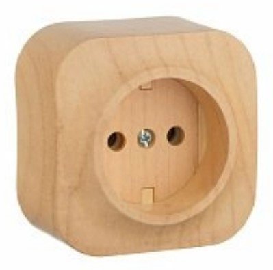 Розетка без заземления без шторок IP20 (сосна) Quteo Legrand (782270)