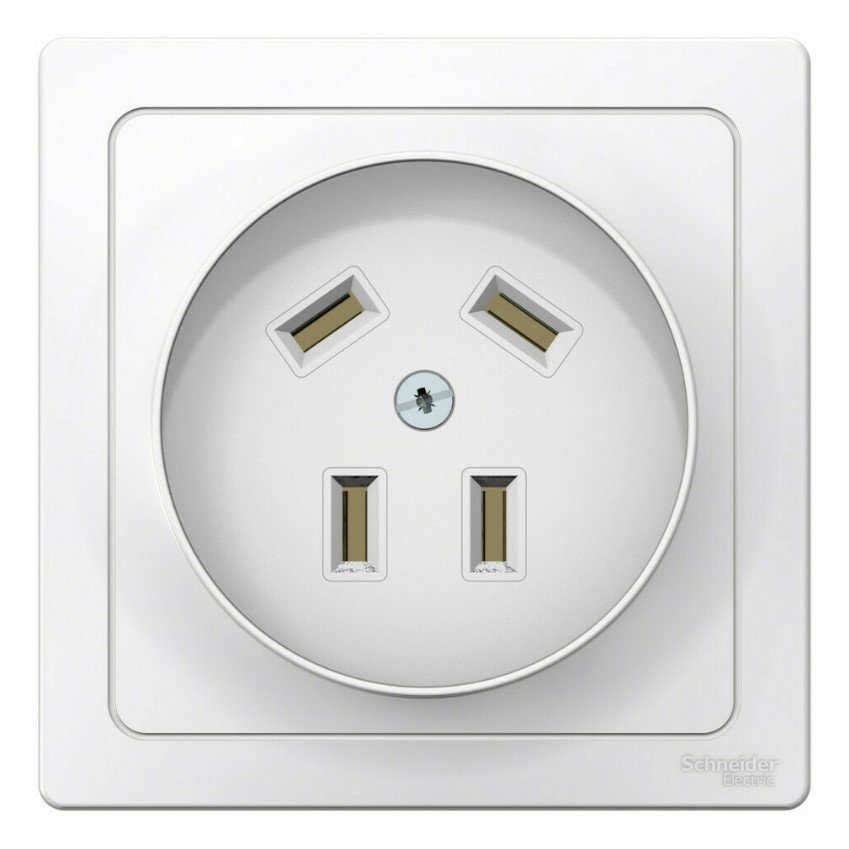 Розетка силовая СУ 3Р+N 32А 400В (белый) BLANCA SE