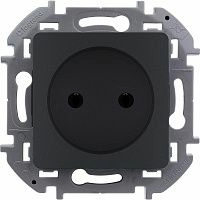 Розетка 2К (антрацит) INSPIRIA Legrand/Daccord (673713) 